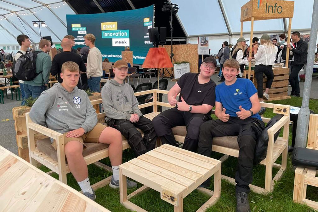 Tømrerelever fra Skive College