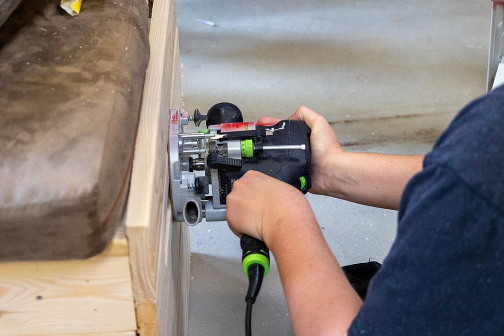 Tømrerelever fra Skive College