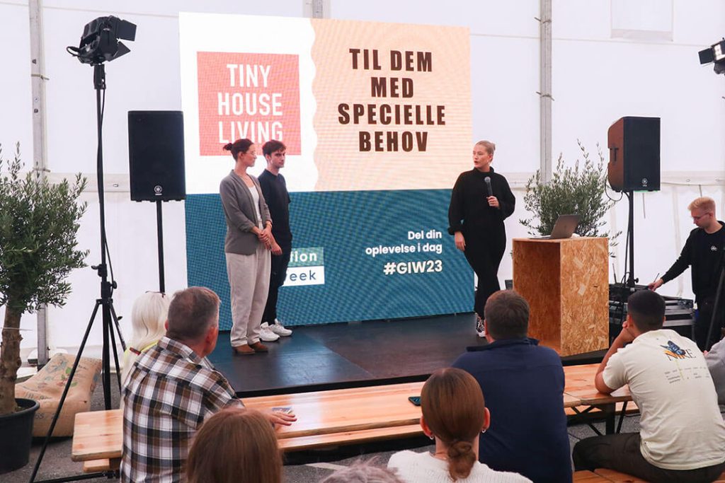 Multimediedesignere præsenterer for Tiny House Living