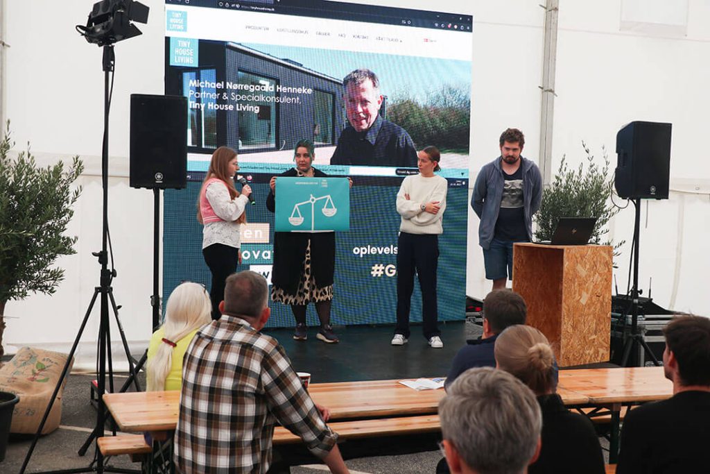 Multimediedesignere præsenterer for Tiny House Living