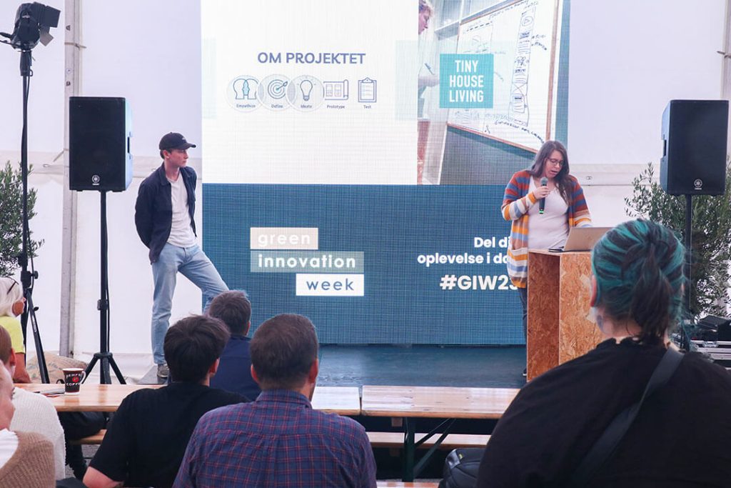 Multimediedesignere præsenterer for Tiny House Living