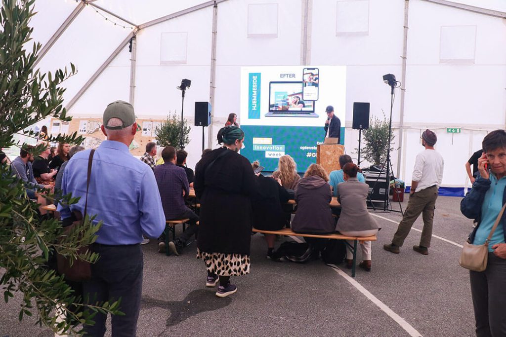 Multimediedesignere præsenterer for Tiny House Living